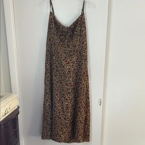 Floral Print Spaghetti Strap Dress